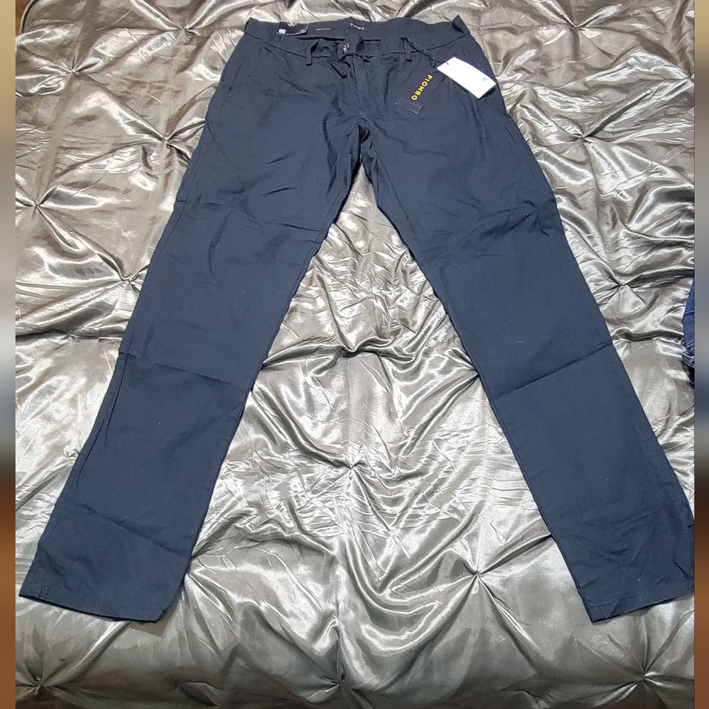 Men's Navy Pants Slacks